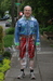 Childs Clear Plastic Raincoat With Hand Crafted Steel Sculpture For Closure