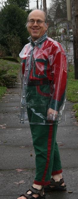 Clear Plastic Bicycle Jacket